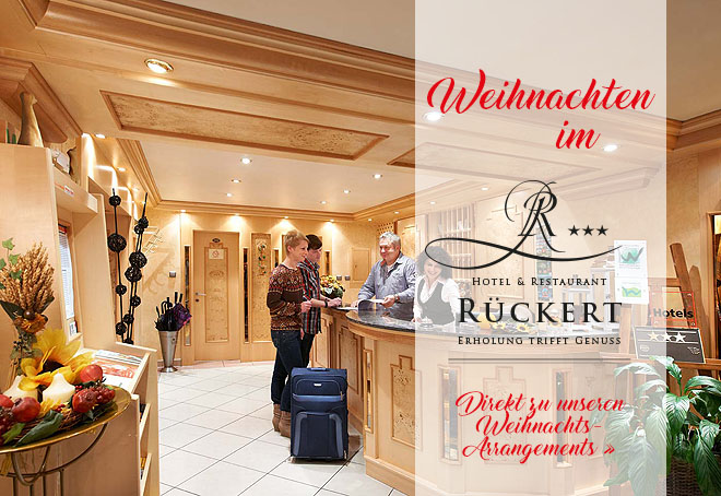 Weihnachts-Arrangements im Hotel Restaurant Rückert in Nistertal / Westerwald